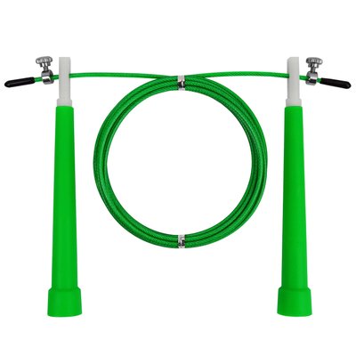 Швидкісна скакалка EasyFit Speed Cable Rope 3 м зі стальним тросом EF-1423-Gr Green EF-1423-Gr фото