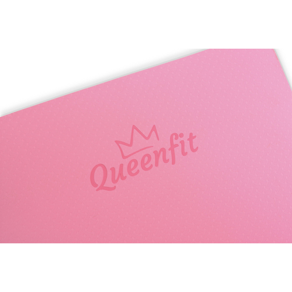 Коврик для йоги Queenfit Premium TPE 0,6см pink-violet 5907766664321 фото