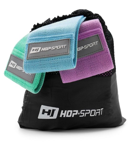 Резинки для фитнеса (набор) 3 шт. Hop-Sport HS-P678RL multicolor 5902308224926 фото