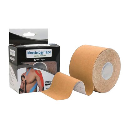 Тейп кінезіологічний EasyFit Kinesio beige EF-2080-SN фото