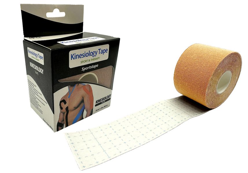 Тейп кинезиологический EasyFit Kinesio beige EF-2080-SN фото