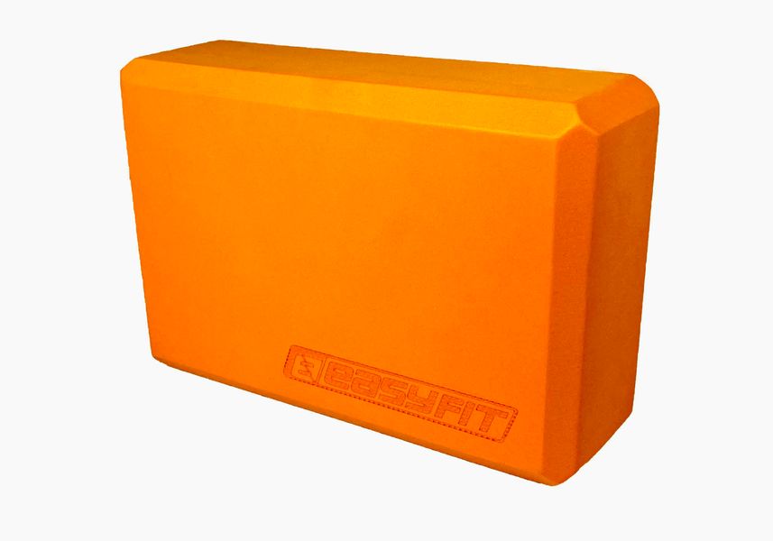 Блок для йоги EasyFit EVA EF-1818-OR Orange EF-1818-OR фото