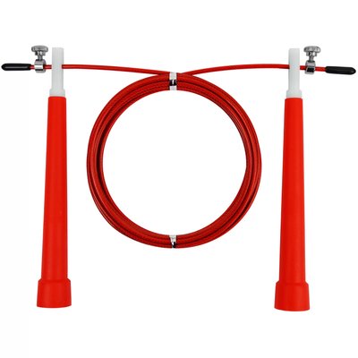 Швидкісна скакалка EasyFit Speed Cable Rope 3 м зі стальним тросом EF-1423-R Red EF-1423-R фото