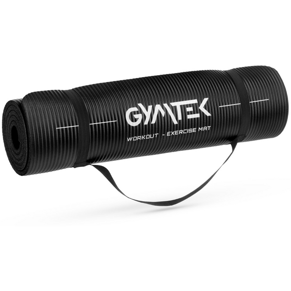 Коврик для фитнеса Gymtek NBR 1см black 5907766663690 фото