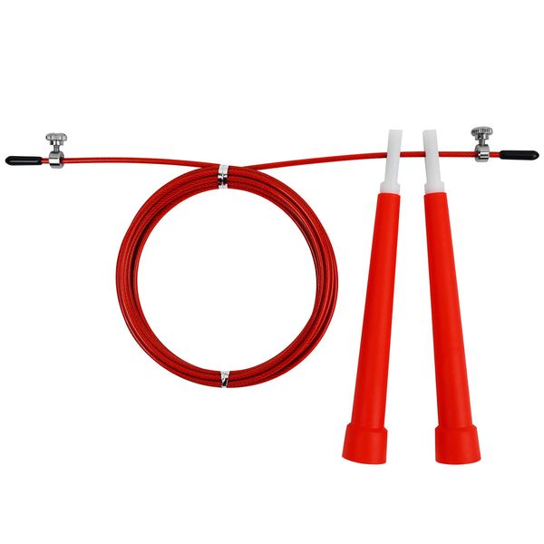 Скоростная скакалка EasyFit Speed Cable Rope 3 м со стальным тросом EF-1423-R Red EF-1423-R фото