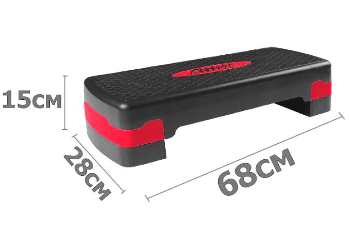 Степь-платформа EasyFit Step-B 2-ступенчатая EF-0540 Black EF-0540 фото