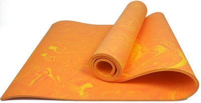 Килимок для йоги EasyFit PER Premium Mat 8 мм EF-1930-Or Orange EF-1930-Or фото