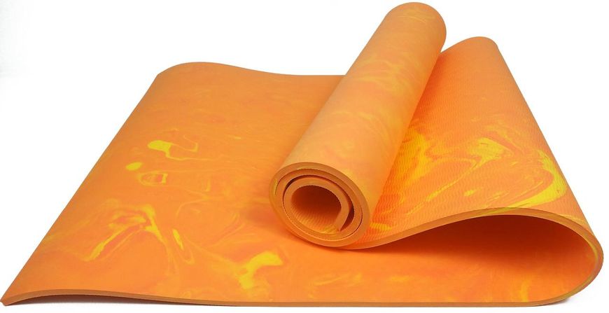 Коврик для йоги EasyFit PER Premium Mat 8 мм EF-1930-Or Orange EF-1930-Or фото