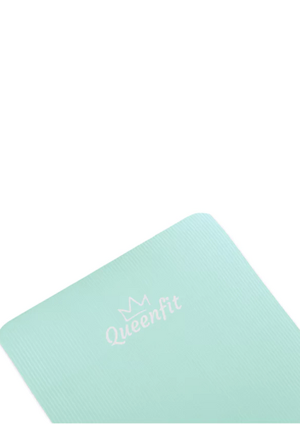 Килимок для йоги Queenfit NBR 1,5 см turquoise 5907766668367 фото