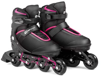 Роликові ковзани 3в1 (ролики) Hop-Sport Motion S (30-33) HS-903 black-pink 5902308217782 фото