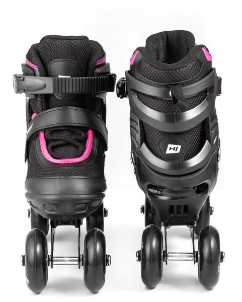 Роликовые коньки 3в1 (ролики) Hop-Sport Motion S (30-33) HS-903 black-pink 5902308217782 фото