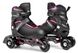 Роликовые коньки 3в1 (ролики) Hop-Sport Motion S (30-33) HS-903 black-pink 5902308217782 фото 3