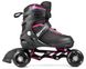 Роликовые коньки 3в1 (ролики) Hop-Sport Motion S (30-33) HS-903 black-pink 5902308217782 фото 6