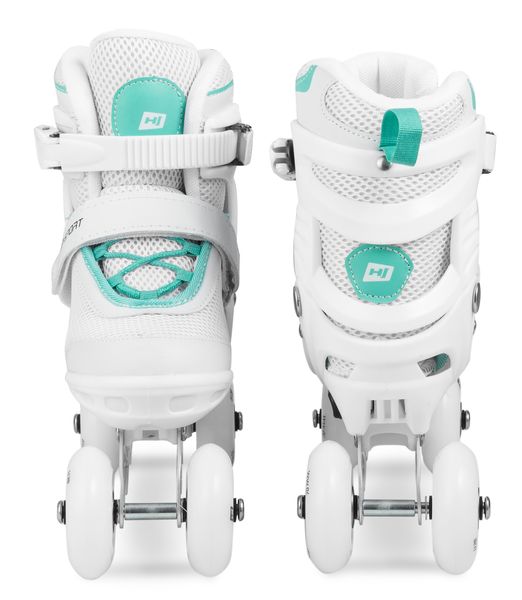 Роликовые коньки 3в1 (ролики) Hop-Sport Motion S (30-33) HS-903 white-mint (5902308217775) 5902308217775 фото