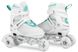 Роликовые коньки 3в1 (ролики) Hop-Sport Motion S (30-33) HS-903 white-mint (5902308217775) 5902308217775 фото 4