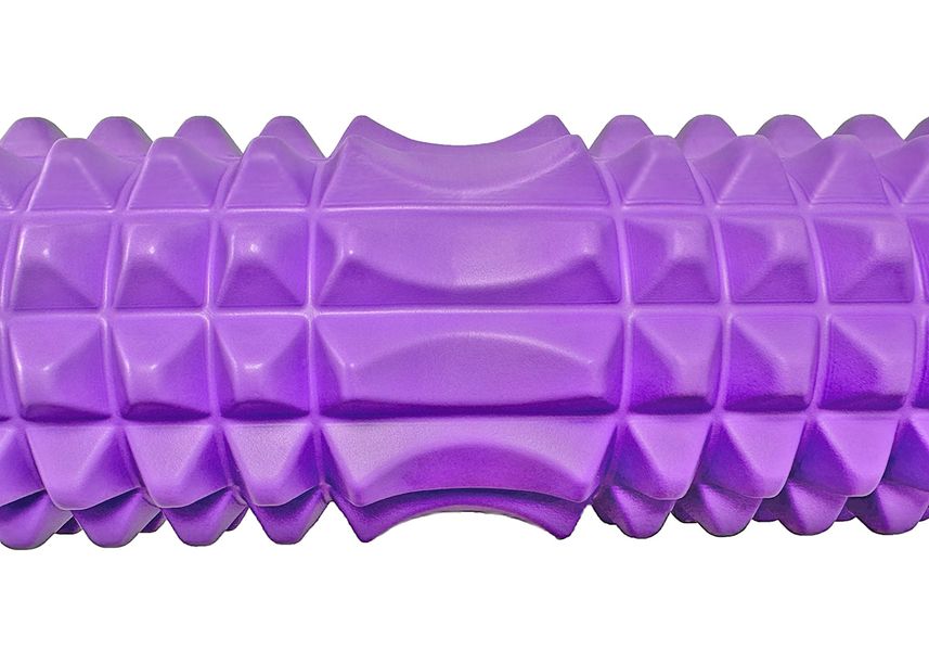 Ролик массажный EasyFit Grid Roller 33 см v.1.2 EF-2022-V Violet EF-2022-V фото