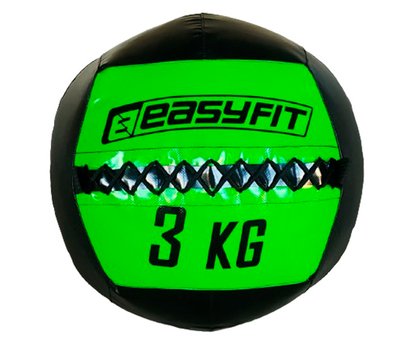 Медичний м'яч (медбол, волболл) EasyFit Wall Ball 3 кг EF-WB-03 Green EF-WB-03 фото