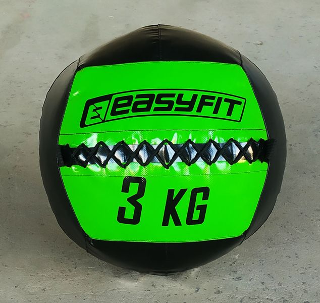 Медицинский мяч (медбол, волболл) EasyFit Wall Ball 3 кг EF-WB-03 Green EF-WB-03 фото