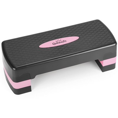 Степ-платформа рівнева Queen Fit 3-х black-pink 5907766664055 фото