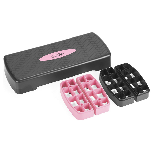 Степь-платформа уровневая Queen Fit 3-х black-pink 5907766664055 фото