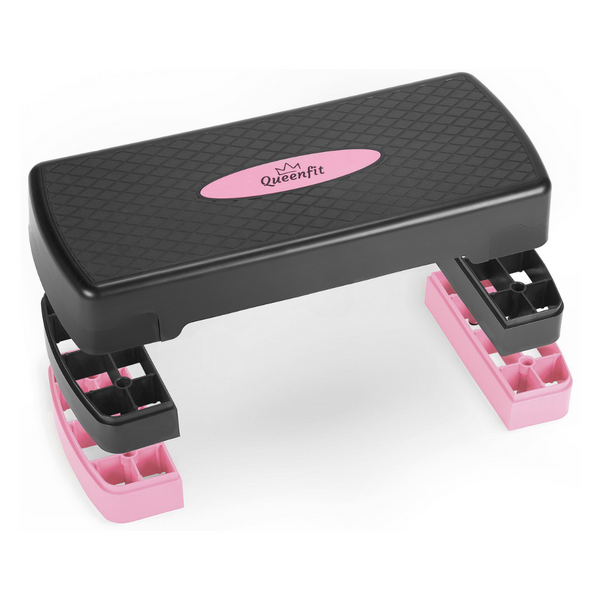 Степь-платформа уровневая Queen Fit 3-х black-pink 5907766664055 фото