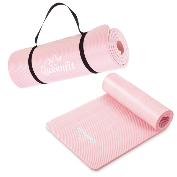 Коврик для йоги Queenfit NBR 1,5см pink 5907766665793 фото