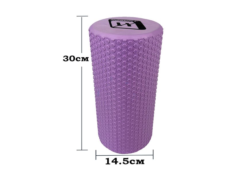 Ролик массажный EasyFit Foam Roller 30 см EF-2024-V Violet EF-2024-V фото