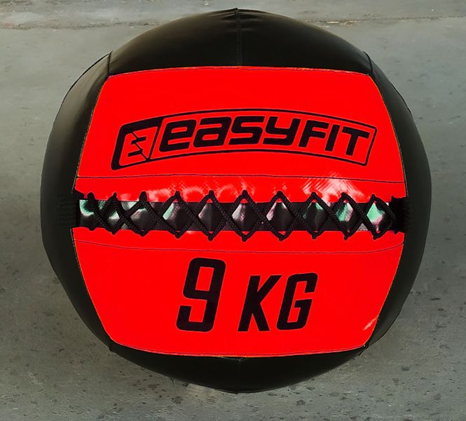 Медицинский мяч (медбол, волболл) EasyFit Wall Ball 9 кг EF-WB-09 Red EF-WB-09 фото