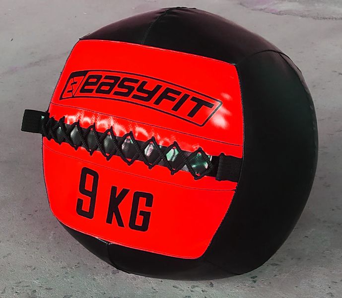 Медицинский мяч (медбол, волболл) EasyFit Wall Ball 9 кг EF-WB-09 Red EF-WB-09 фото