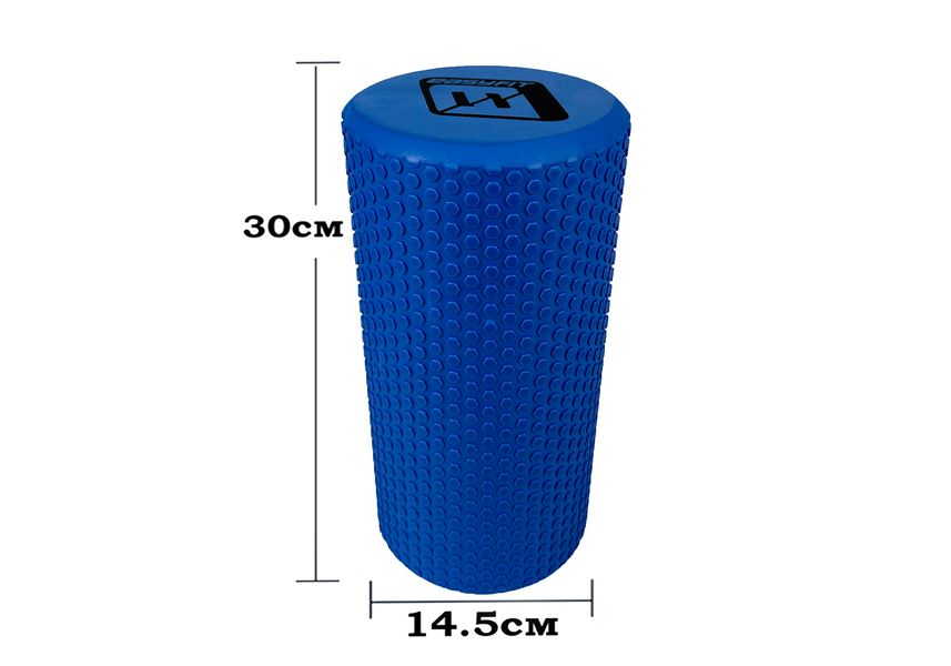 Валик массажный EasyFit Foam Roller 30 см EF-2024-Bl Blue EF-2024-Bl фото