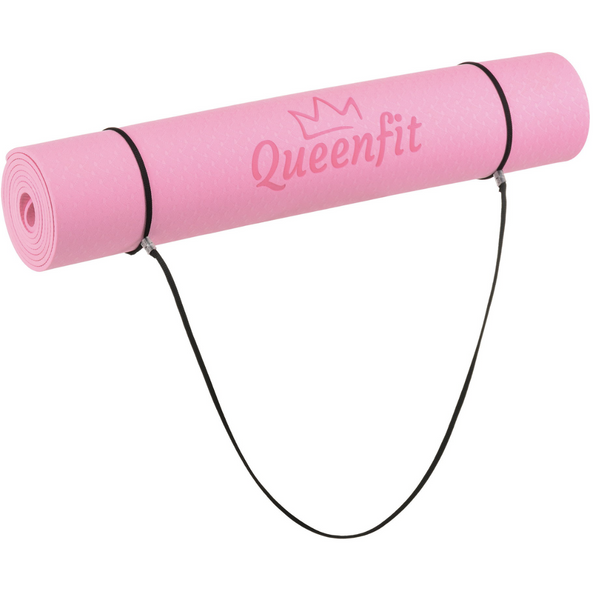 Коврик для фитнеса Queenfit Premium TPE 0,5см pink 5907766664086 фото