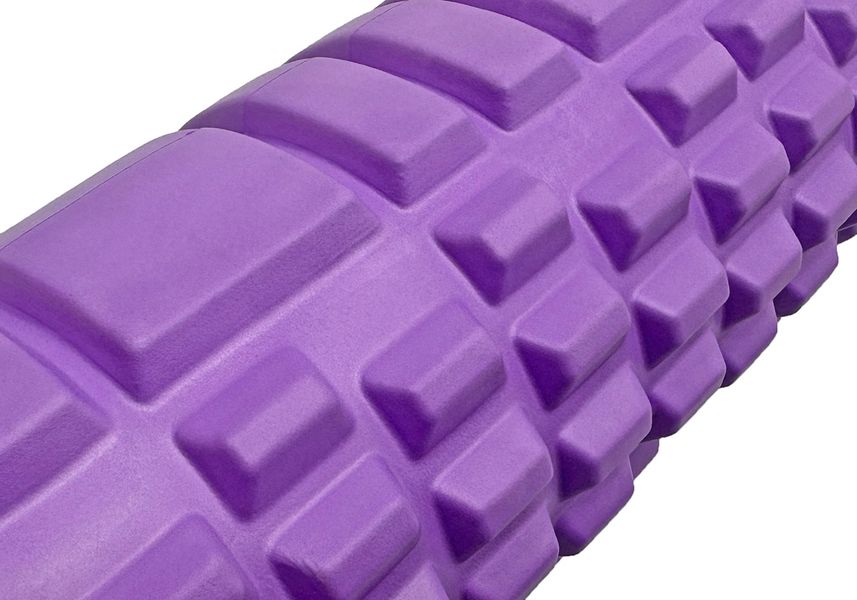 Валик массажный EasyFit Grid Roller 45 см v.2.1 EF-2027 Violet EF-2027-V фото