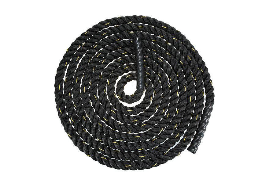 Канат для кроссфита EasyFit Battle Rope 9 м black EF-KBR09 фото